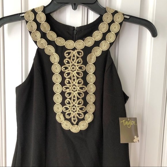 Perfect Little Black Cocktail Dress by Just Taylor Size 6 - Picture 2 of 3